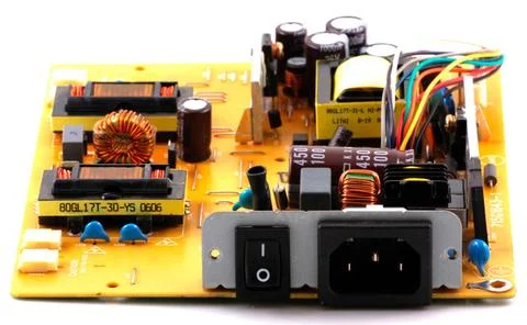 Image of computer hardware components Image of computer hardware component... Stock Photos