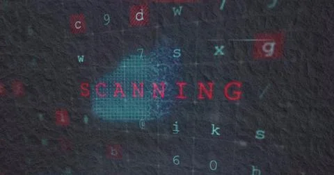 Image of computer interface online security Illustrazione stock