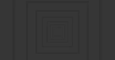 Image of concentric squares in in seamless pattern against grey background .. Foto stock