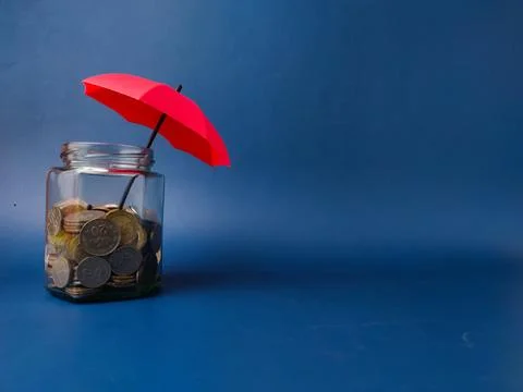 The image is a conceptual representation offinancial security and investmen.. Stock Photos