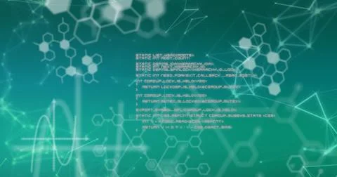Image of connected dots forming geometric shapes, mathematical drawings and 스톡 일러스트