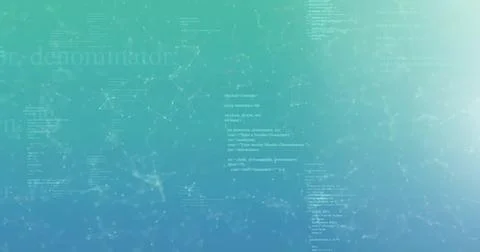 Image of connections and data processing over dark background 스톡 사진
