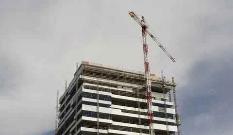 Image of the construction of a building in Malaga Stock-Fotos