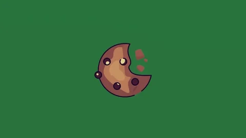 An image of cookie and brown dog on it bear isolated isolated on green screen Stock Footage 336858219