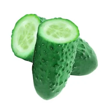 Image of cucumber or vegetable Stock Illustration