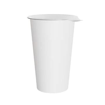A image of a Cup with Foil isolated on a white background Stock Illustration