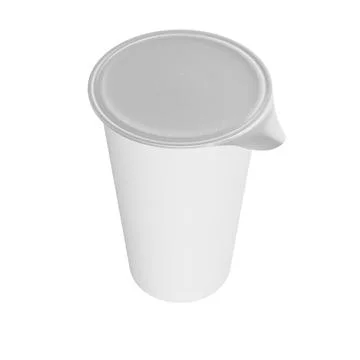 A image of a Cup with Foil isolated on a white background Stock Illustration