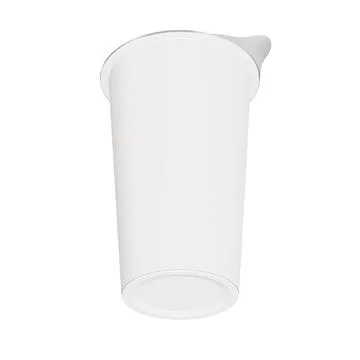 A image of a Cup with Foil isolated on a white background Illustrazione stock