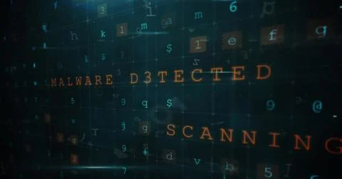 Image of cyberattack text, data processing over security padlock 스톡 사진