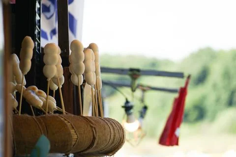 Image of a dango stall Stock Photos
