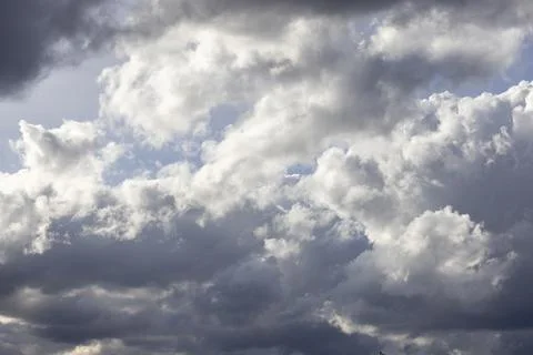 Image of dark clouds in the sky Stock Photos