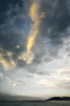 An image of a dark sky background Stock Photos