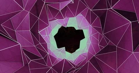 Image of data loading ring on black background Stock Illustration