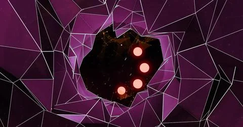 Image of data loading ring on black background Illustrazione stock