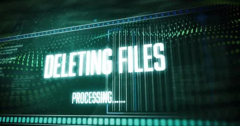 Image of data processing on black background Foto stock