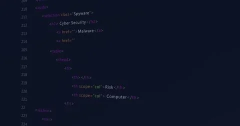 Image of data processing on black background Foto stock
