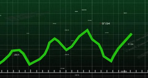 Image of data processing on black background Stock Photos