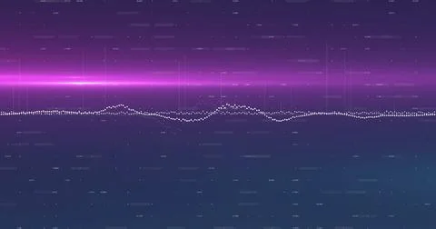 Image of data processing on black background 스톡 사진