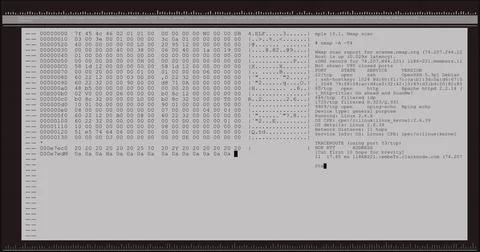 Image of data processing on grey computer screen Stock Illustration