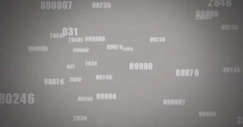 Image of data processing on interface Illustrazione stock