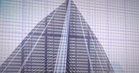 Image of data processing with media icons over cityscape 스톡 사진