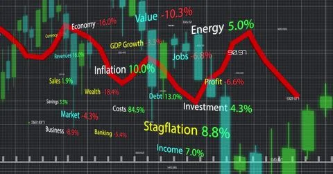 Image of data processing over black background Stock Illustration