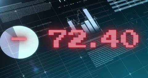 Image of data processing over black background イラスト素材