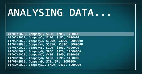 Image of data processing over blue background Stock Photos