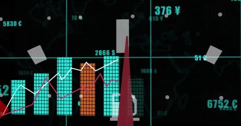 Image of data processing over car panel イラスト素材
