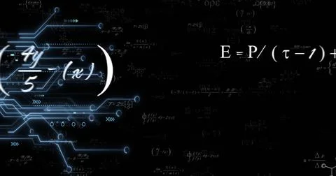 Image of data processing over circuit board on black background 스톡 일러스트