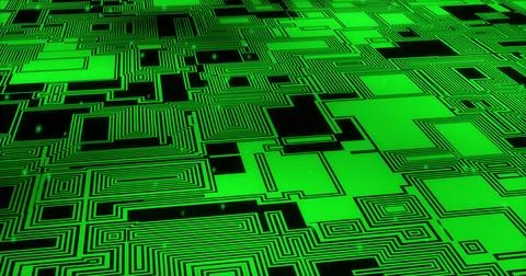 Image of data processing over computer circuit board Stock Photos