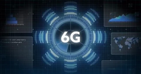 Image of data processing over dark background Stock Illustration