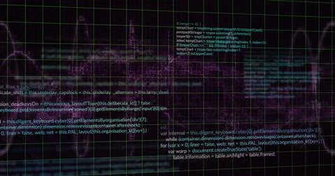Image of data processing over dark background Foto stock