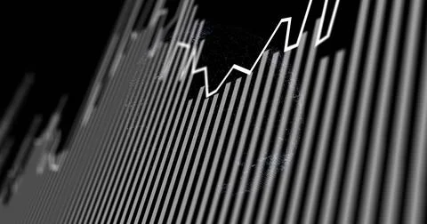 Image of data processing over globe on black background Foto stock