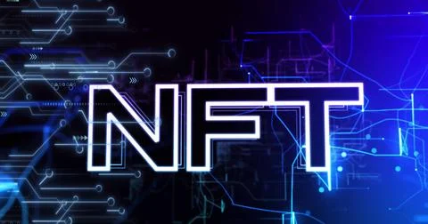 Image of data processing over glowing computer circuit board on blue background Stock Illustration