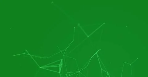 Image of data processing over green background 스톡 일러스트