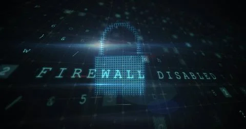 Image of data processing over padlock Stock Photos