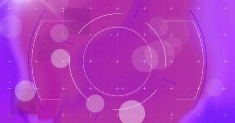 Image of data processing over scope scanning Foto stock