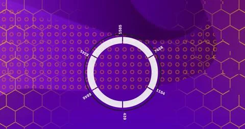 Image of data processing over scope scanning 스톡 사진