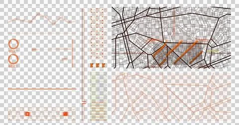 Image of data processing over transparent background Stock Illustration