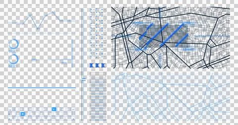 Image of data processing over transparent background Ilustração Stock