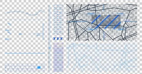 Image of data processing over transparent background Stock Illustration