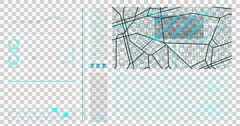 Image of data processing over transparent background Illustrazione stock