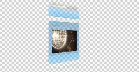 Image of data processing on screens over transparent background Stockillustratie