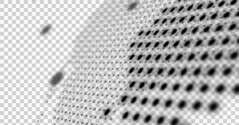 Image of data processing with spinning globe over transparent background Ilustração Stock