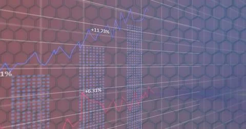 Image of data processing on white background 스톡 사진