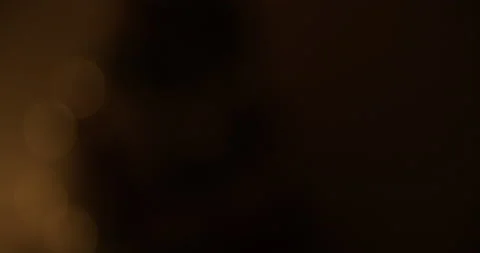 Image of defocused christmas lights with dark background Stock Footage 160616691