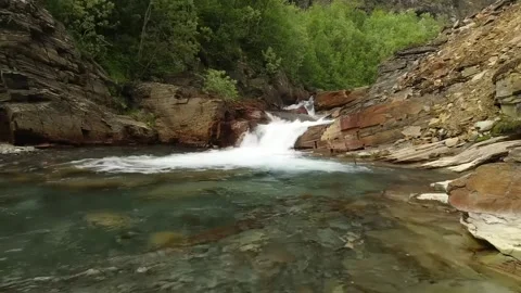 This image depicts a beautiful natural scene of a clear Stock Footage 321997152