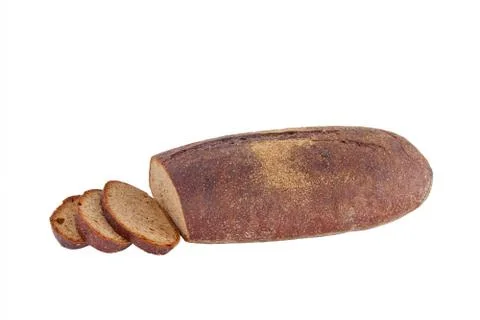 Image of dietary loaf of rye bread Stockfoto's