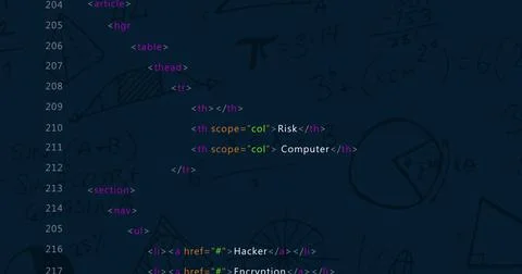 Image of digital data processing over dark background 스톡 일러스트